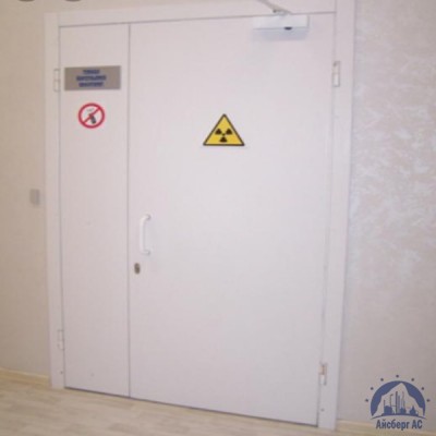 Рентгенозащитная алюминиевая дверь 1070х2080-1 мм купить в Рязани